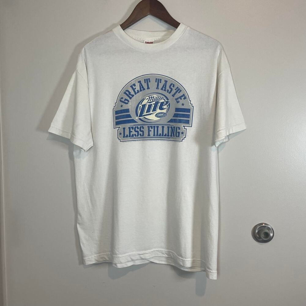 Miller Lite 2007 Cotton Large Graphic T-shirt